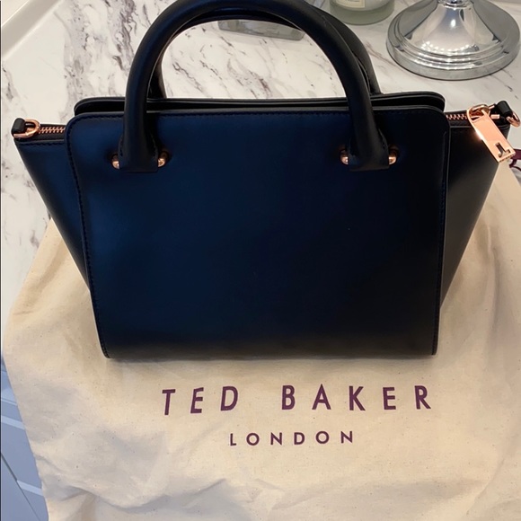 TED BAKER Loop Bow Leather Tote with rose gold - Picture 3 of 3